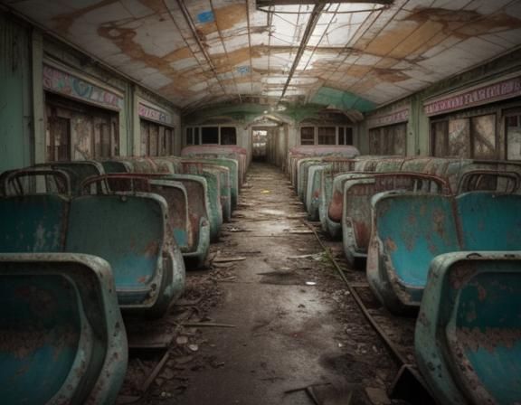 Eerie Abandoned Amusement Park