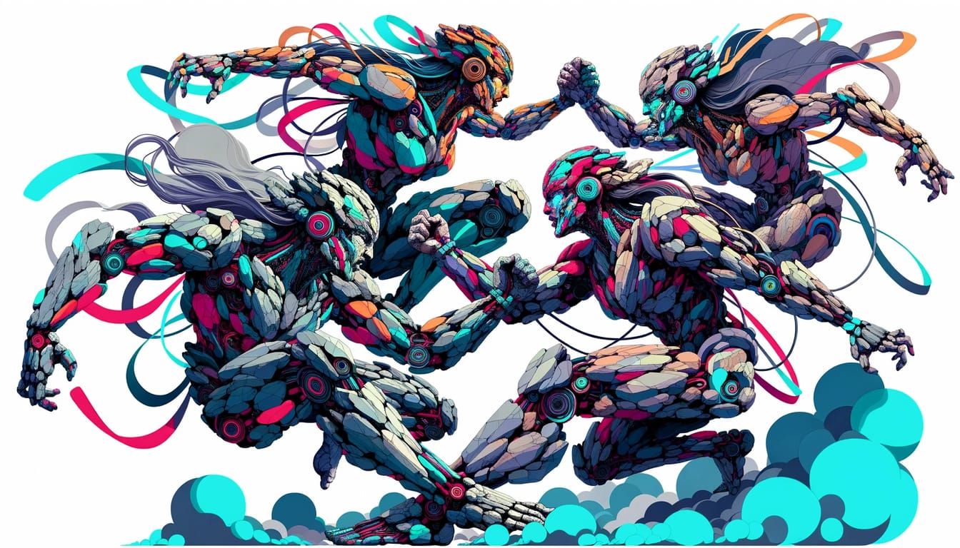 Simple AI Generated Image of Jojo