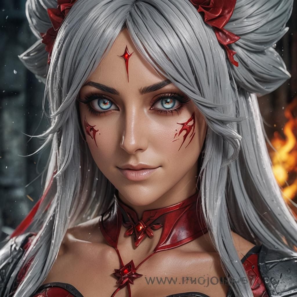 Grayfia Lucifuge: Cinematic Real Life Photograph