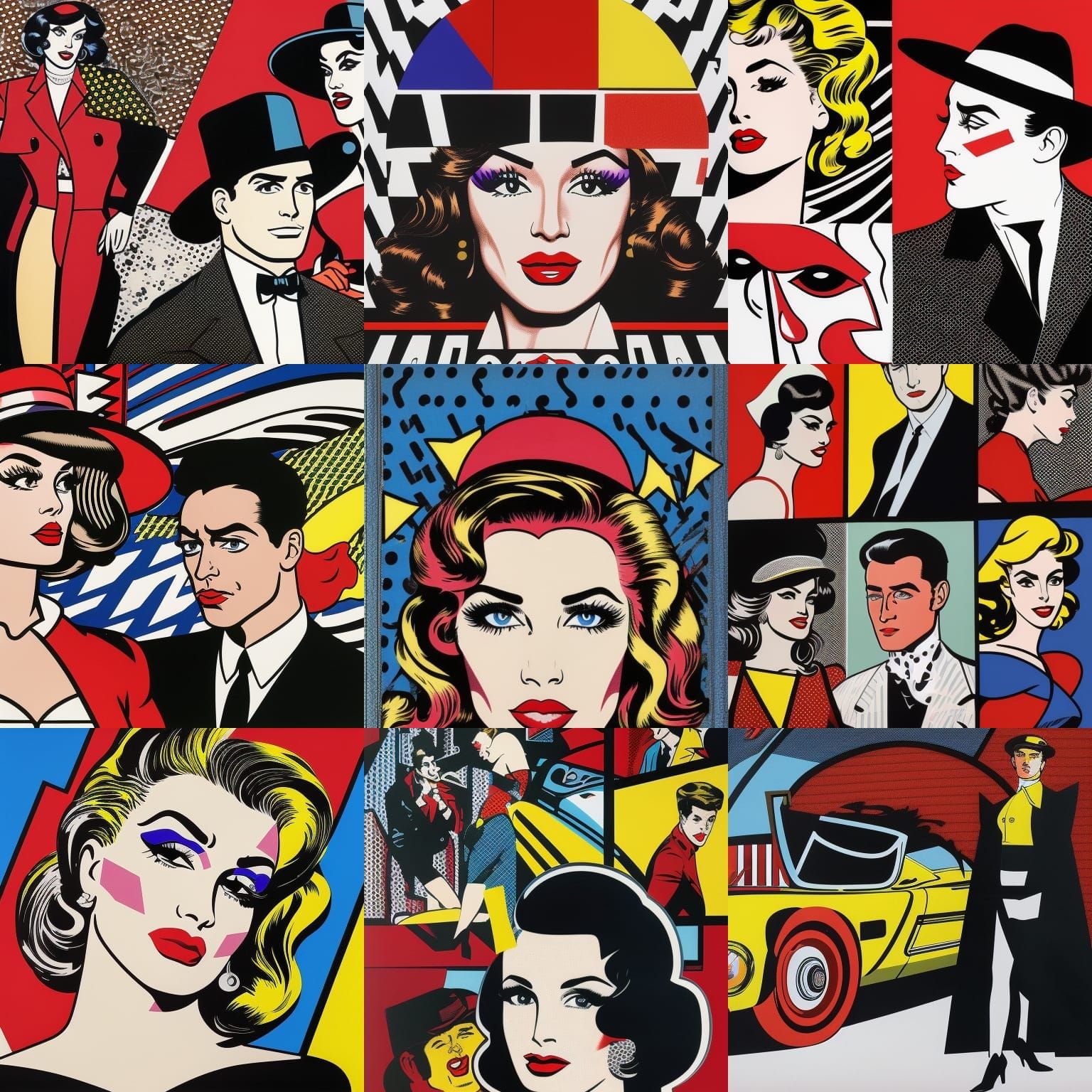 Wham Bang Lichtenstein Collage 06