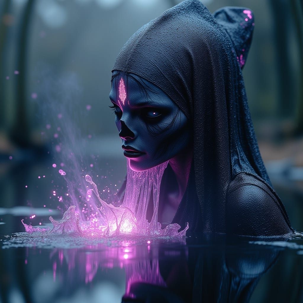 Ethereal Ghoul Submerged in Molten Starlight