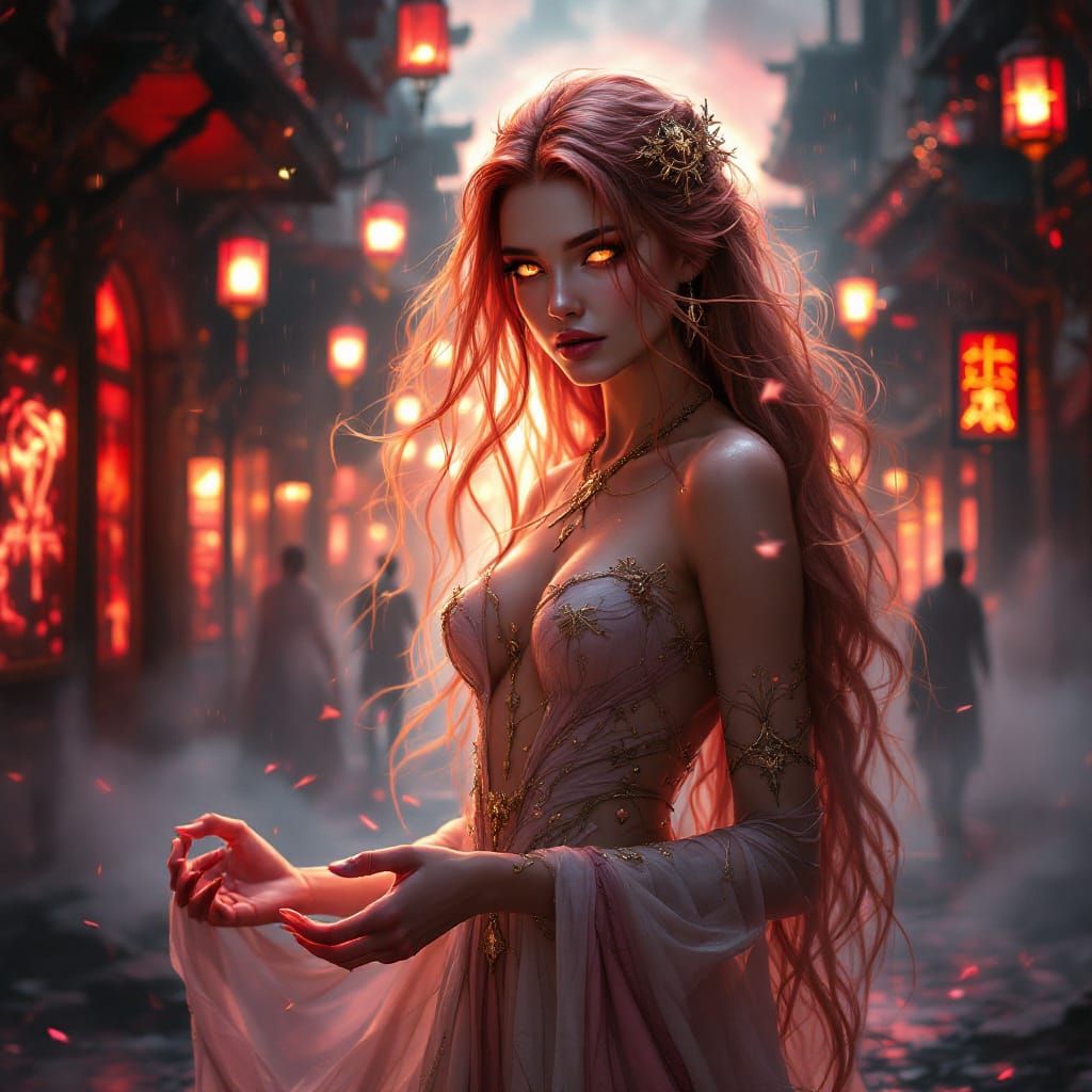 Fallen Goddess of Beauty in Cursed Lands