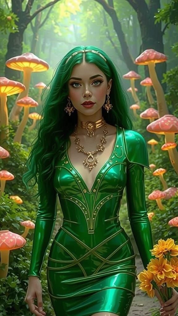 Enchanting Fantastical Forest Landscape