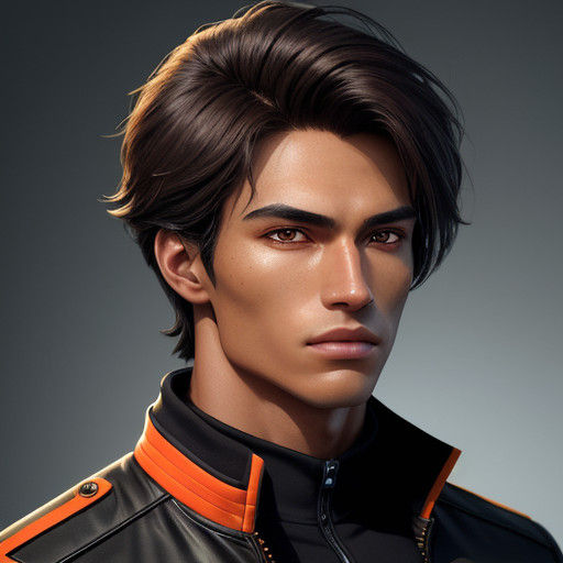 Chiseled Youth in Elegance