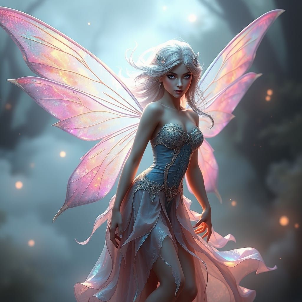 Enigmatic Fairy in Mystical Realm