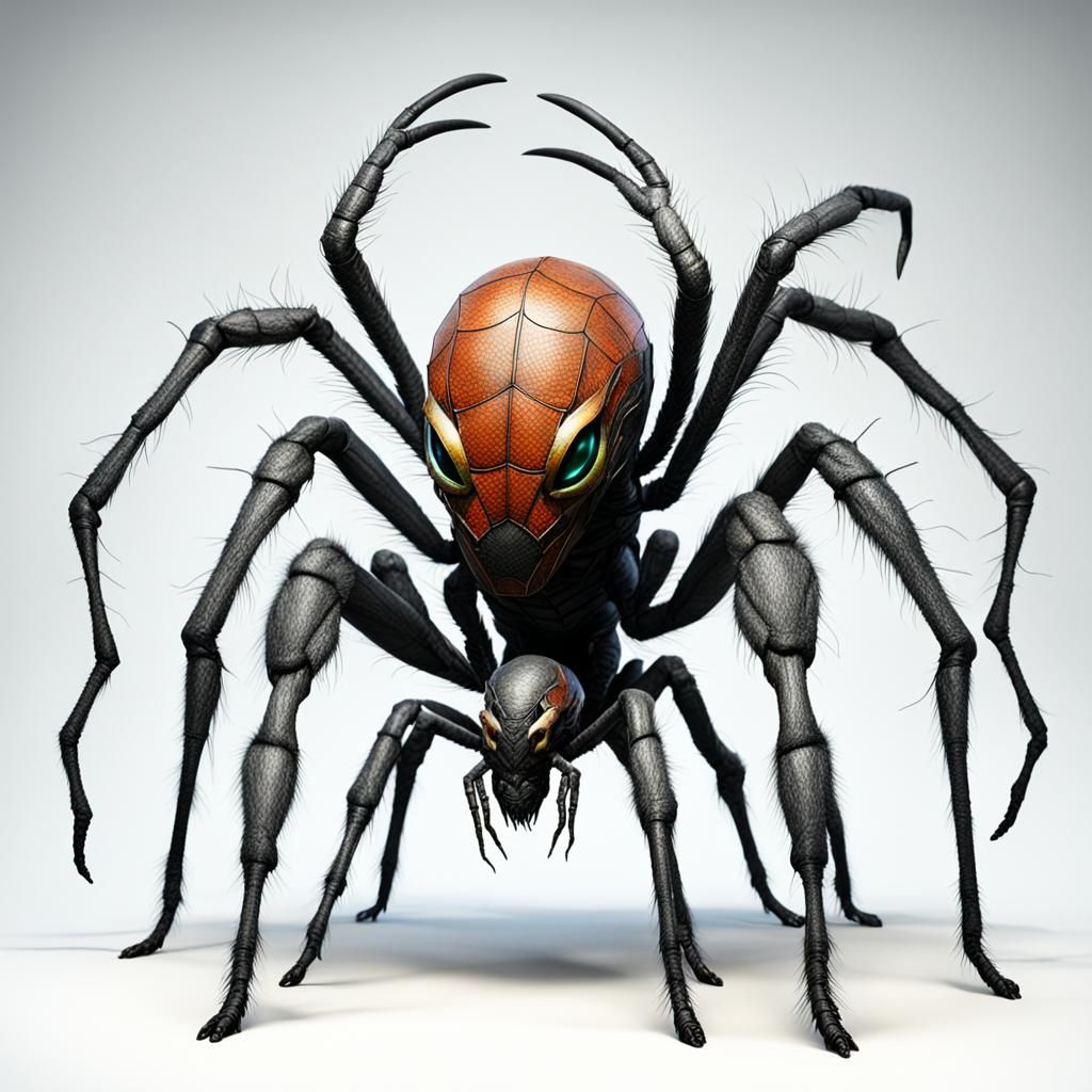 Drider: Man and Spider Fantasy Creature