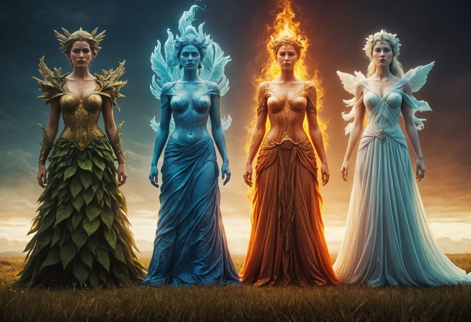 Surreal Goddesses Unite in Cinematic Splendor