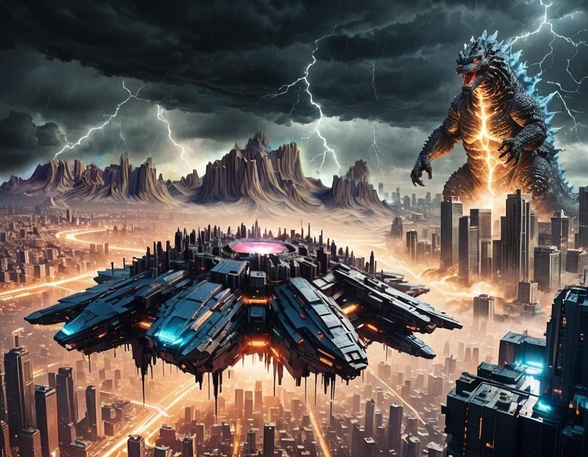 Godzilla Attacks: Epic Scale Japanese Titan