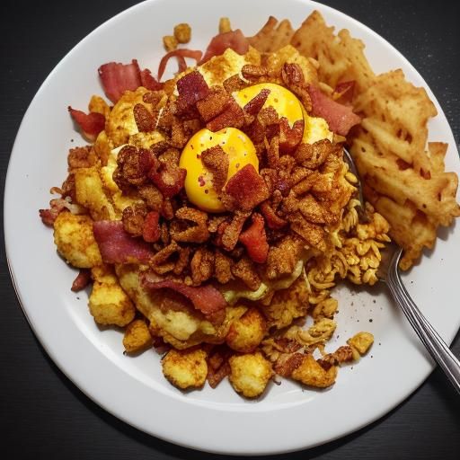 Terrifying Breakfast Monster Smashes Through City: Digital A...