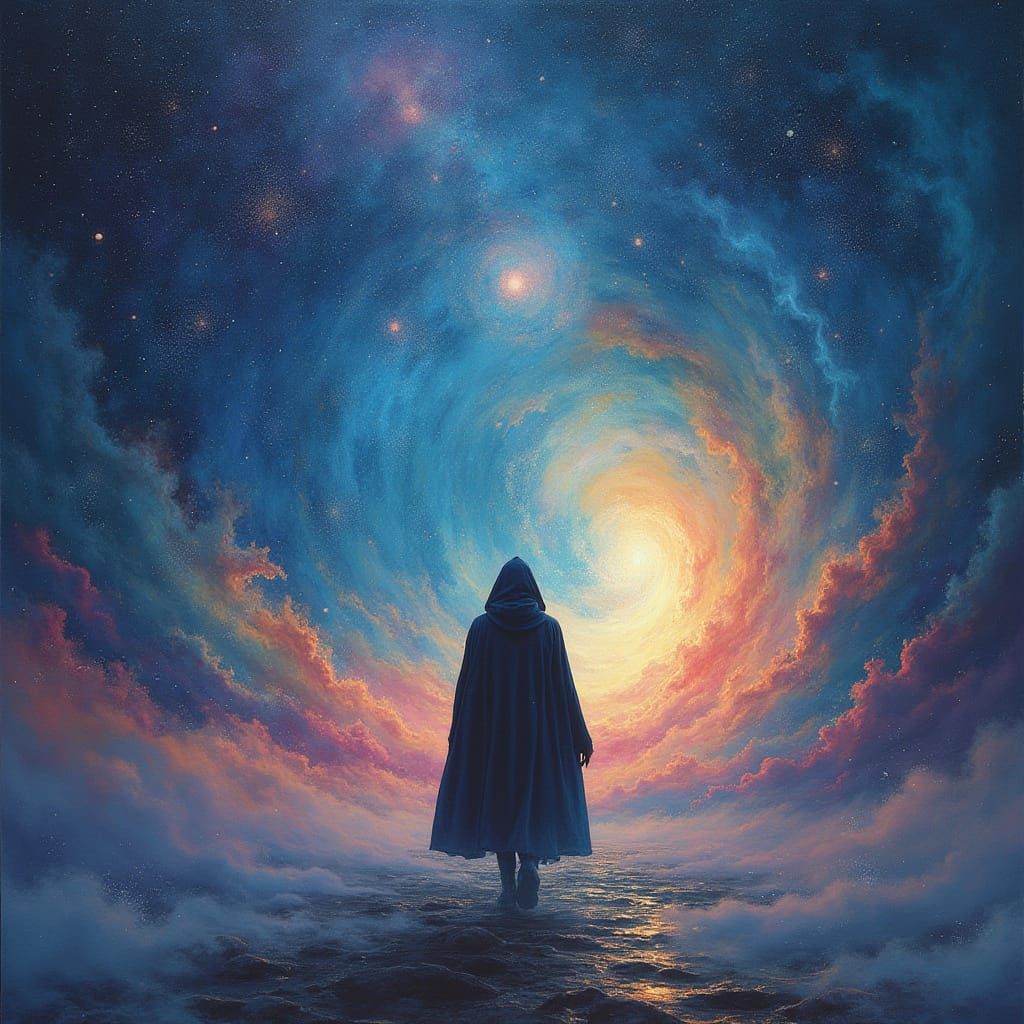 Stepping into Cosmic Infinity with Ethereal Whispers