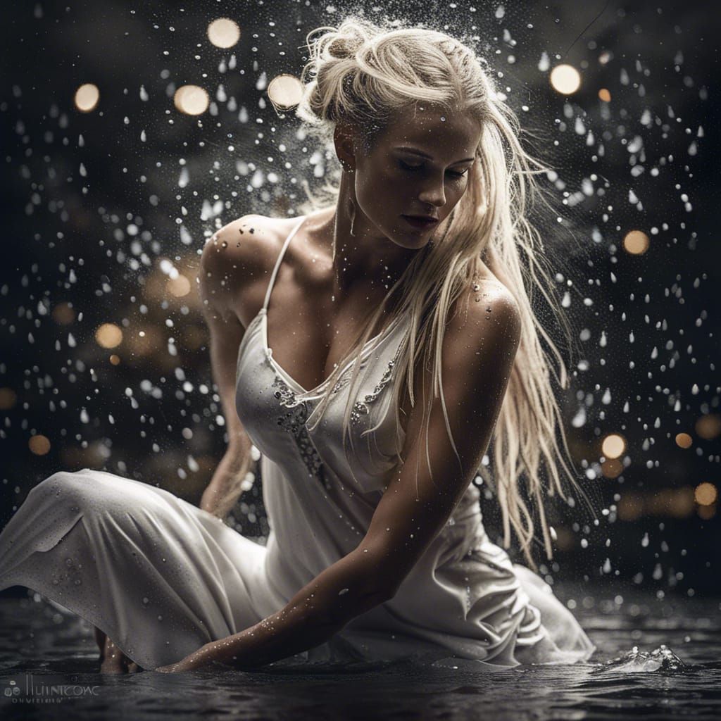 Rain Dancer: A Hyperrealistic Graphite Pencil Art