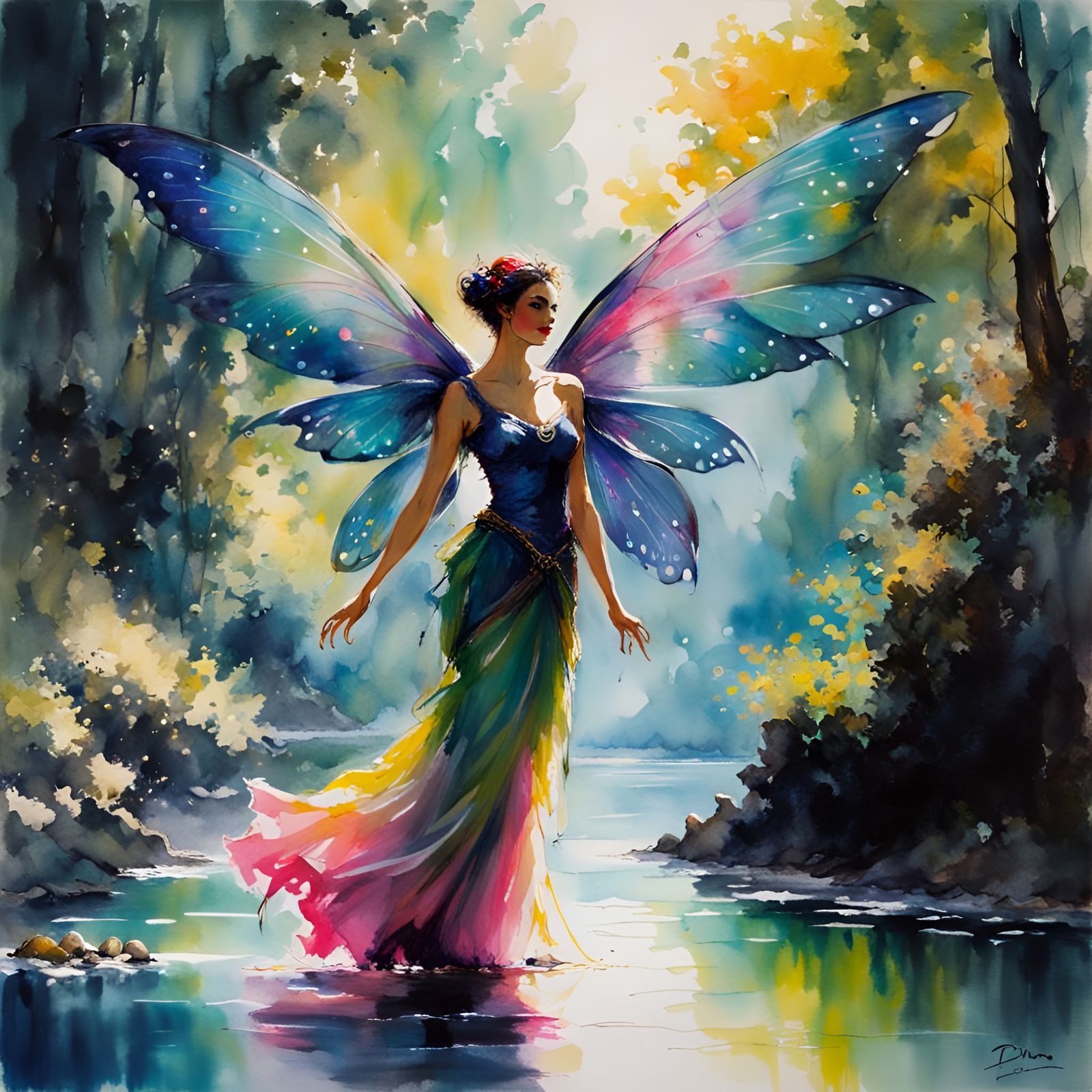 Whimsical fairy