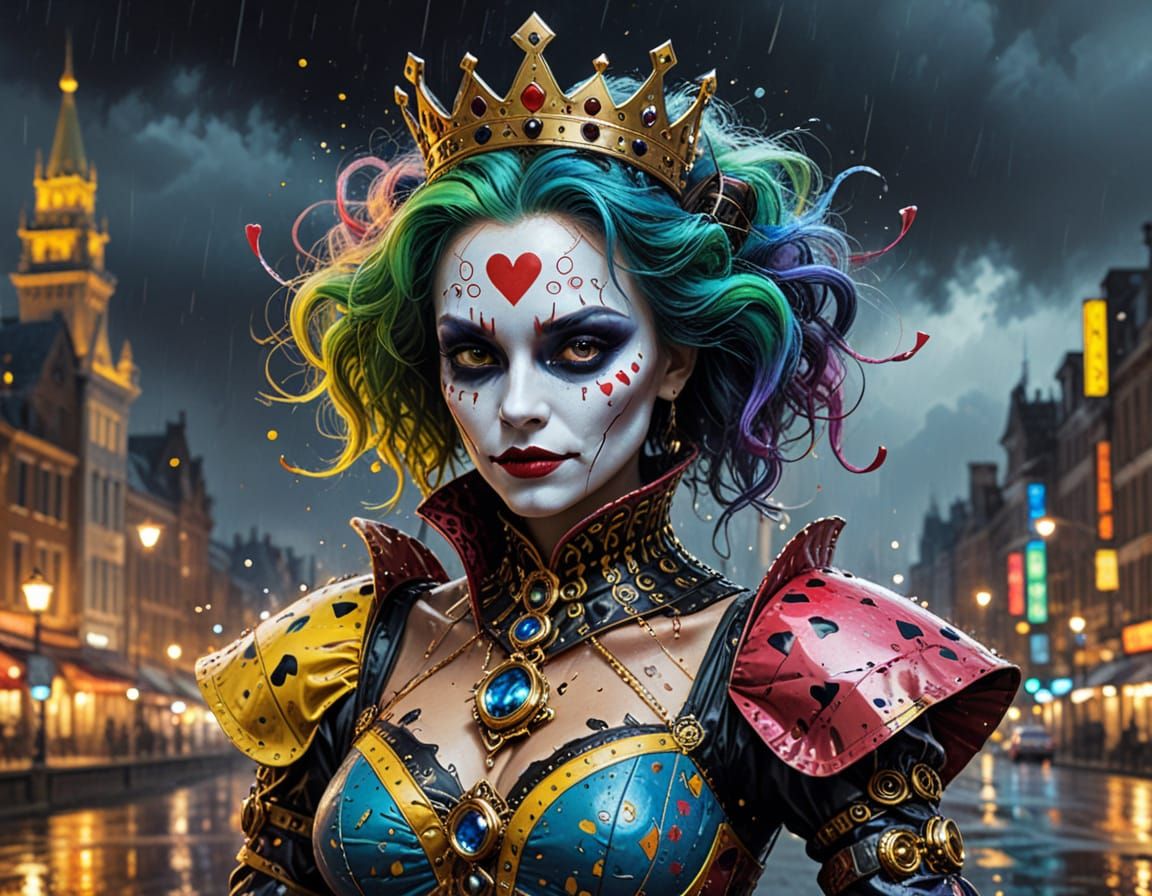 Playing Card Royalty Reimagined as Sci-Fi & Steampunk Charac...