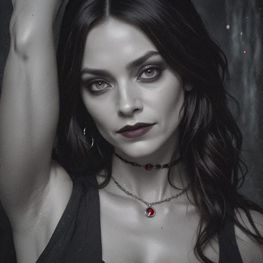 Emma Myers as Raven with Red Soulstone