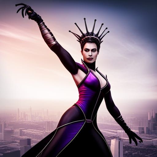 Sindel, Queen of Edenia, in Fighting Pose