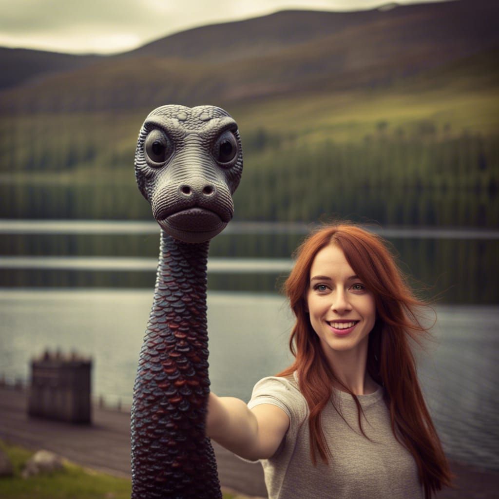 Nessie, I don’t tell that your actually quite small…😉
