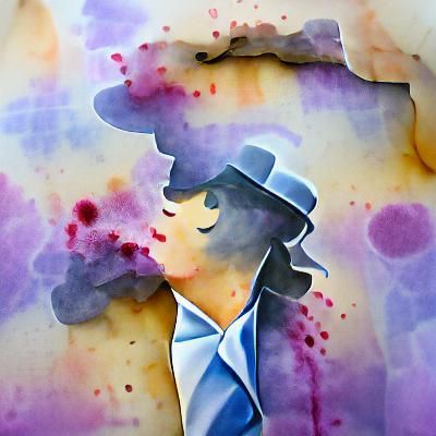 Intrigue: Struck by a Smooth Criminal in Watercolor
