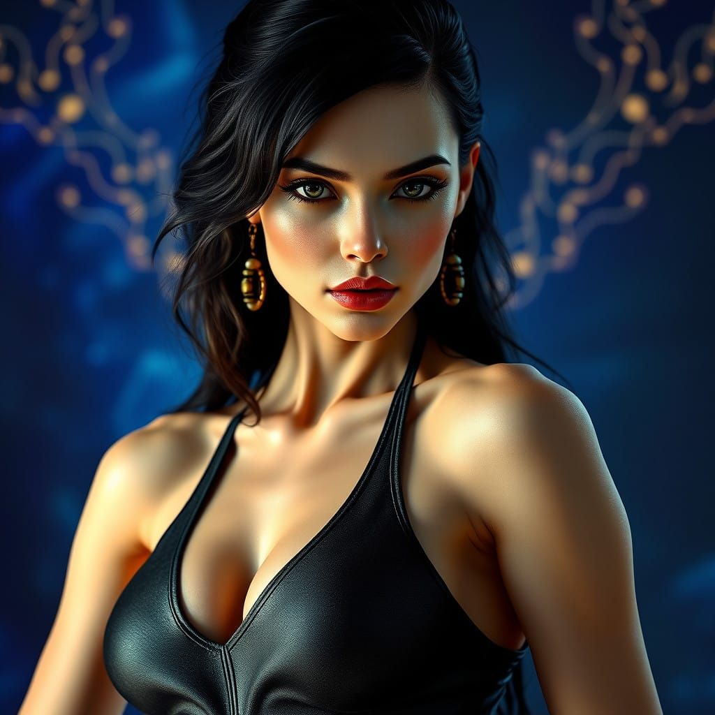 Hyperrealistic Fashion Beauty in Luxurious Dreamscape