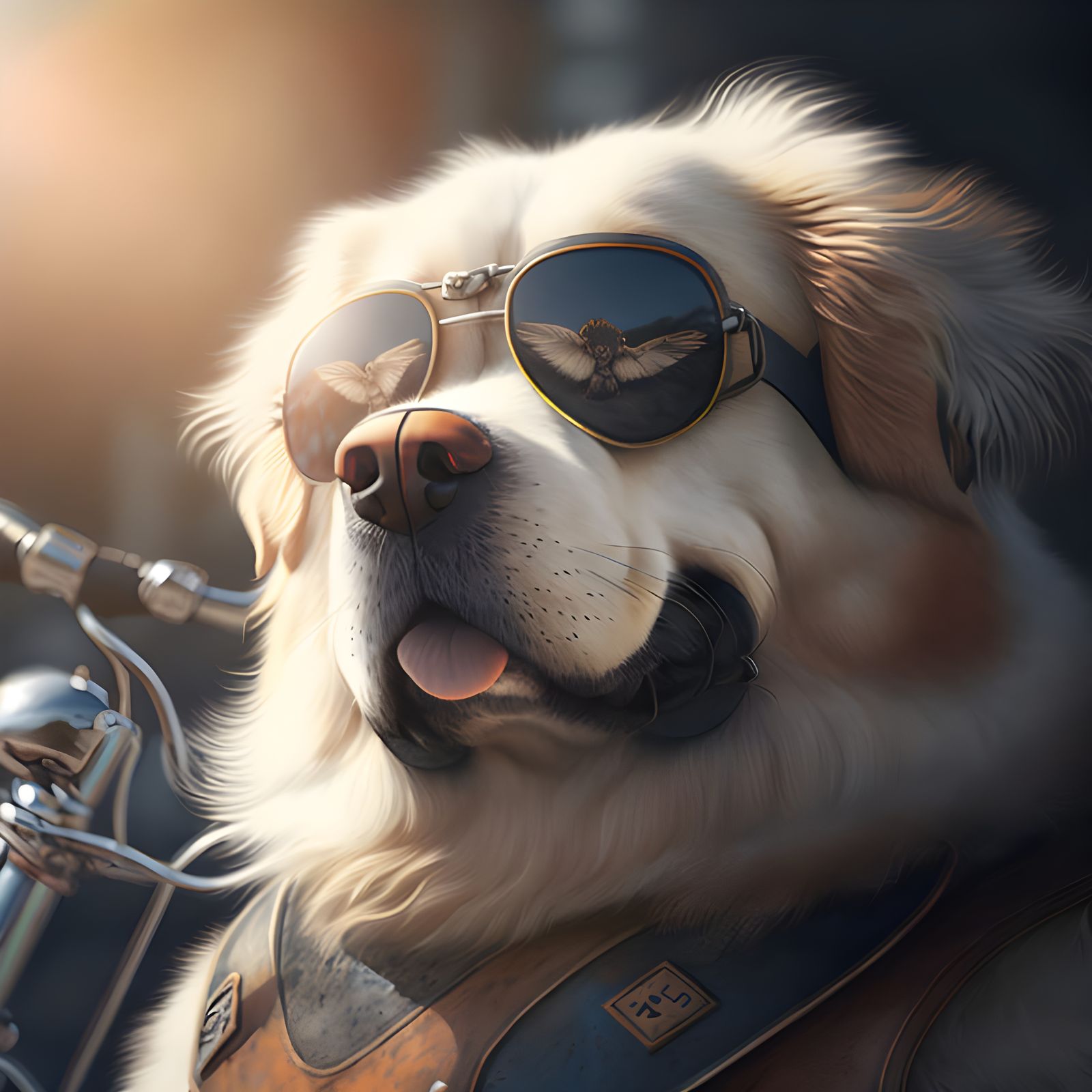 Bestest Biker Boy - A MidJourney Creation