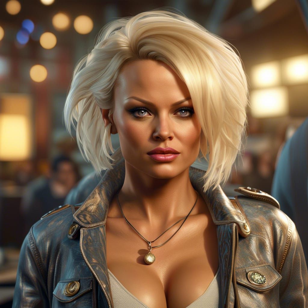 Pamela Anderson in '80s