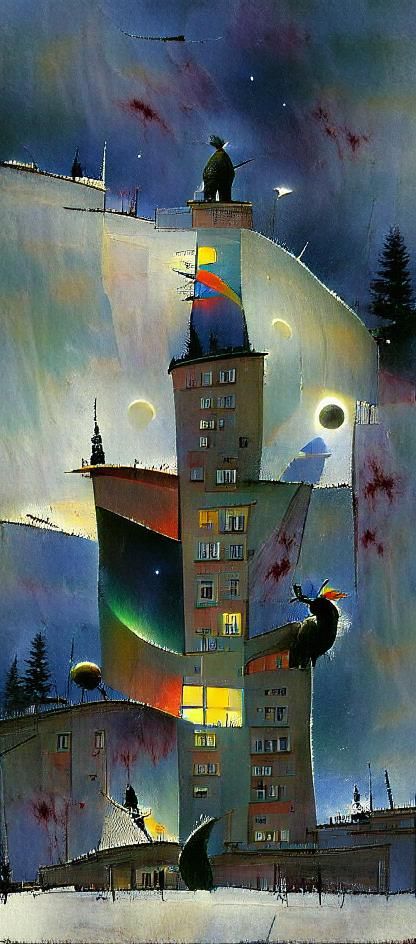 Stalinist Architecture in a Child's Nightmare