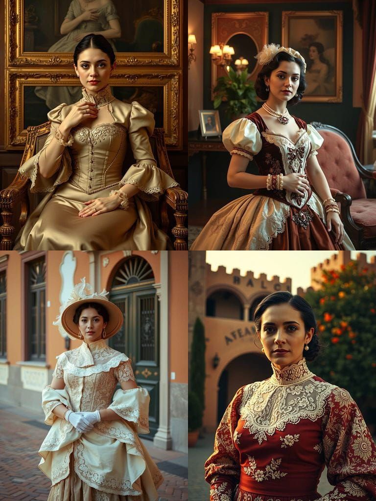 Vintage Spanish Beauty in 1930s Style