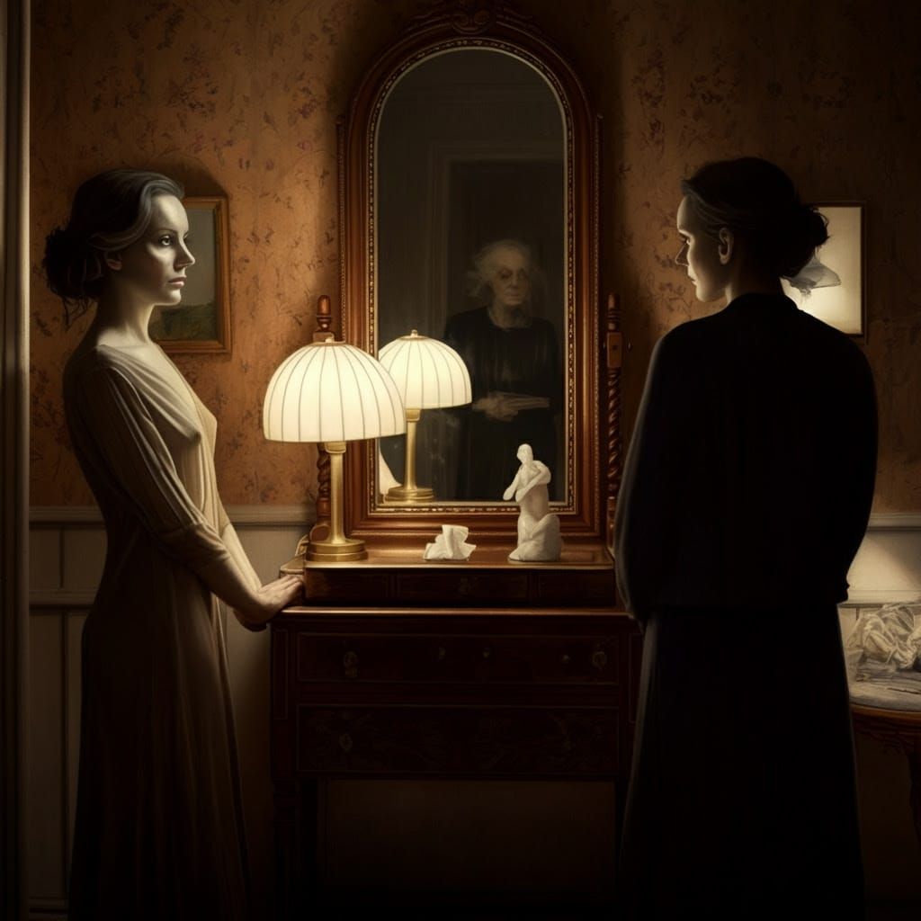 Suffocating Love in Morning Reflection