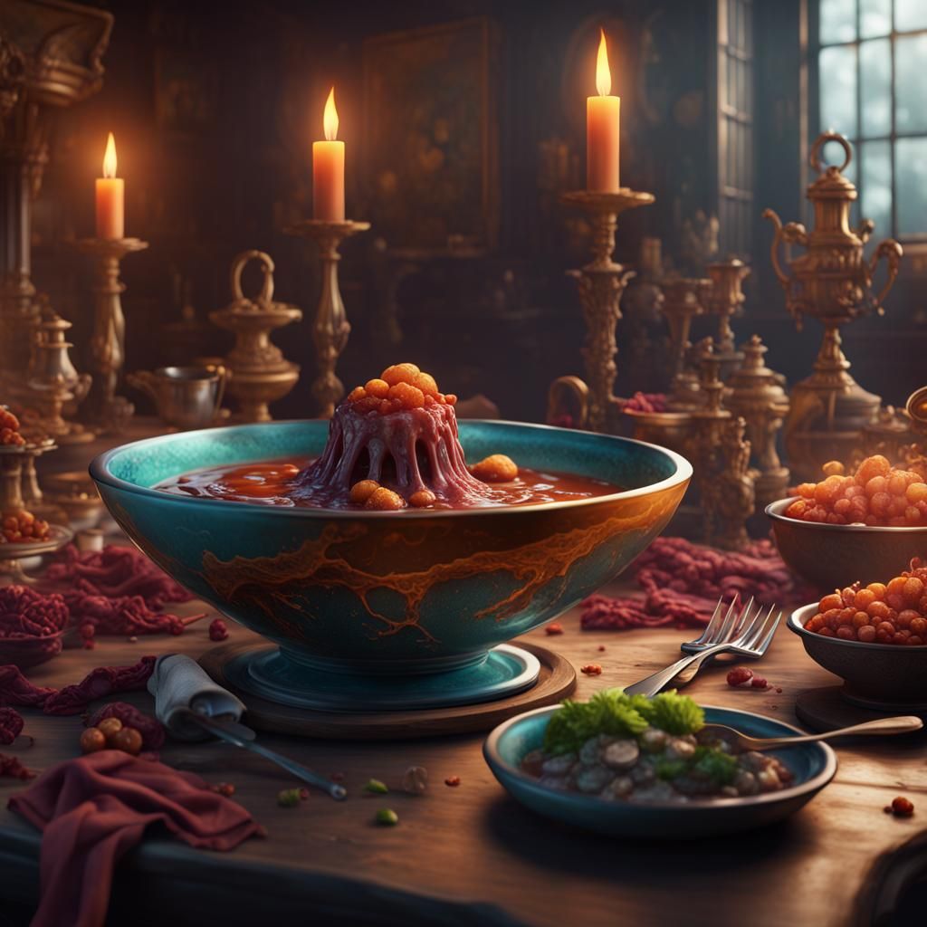 Fantastical Melting Sundae Concept Art