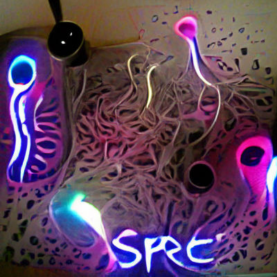 Psychedelic Strobe Lights Rave Pattern
