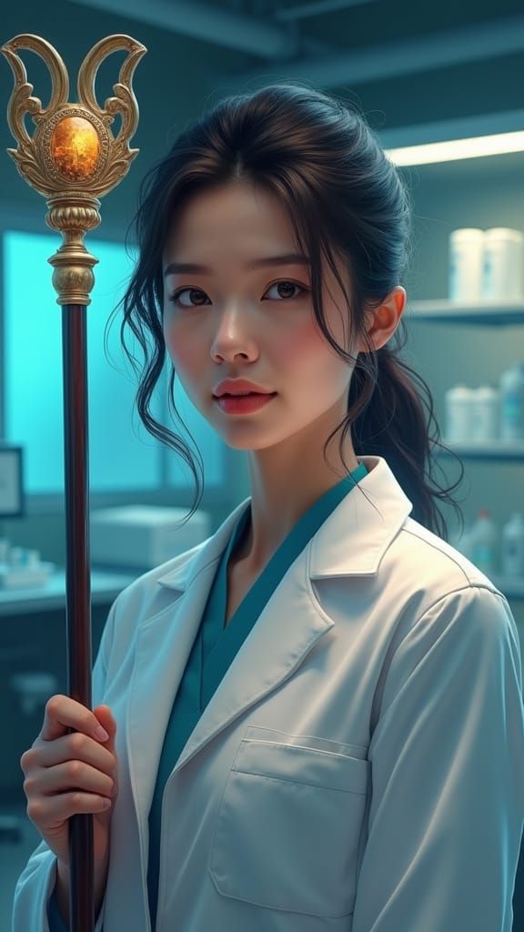 Heroine Avatar of Medicine in Lab