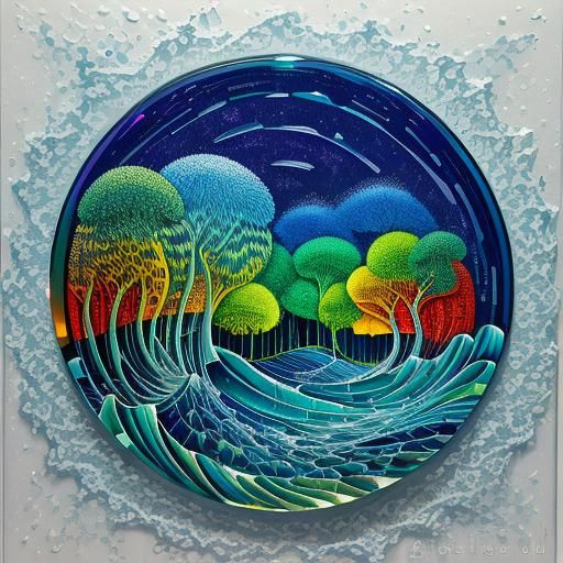 A 3D shading picture perfect illustration intricate details ...