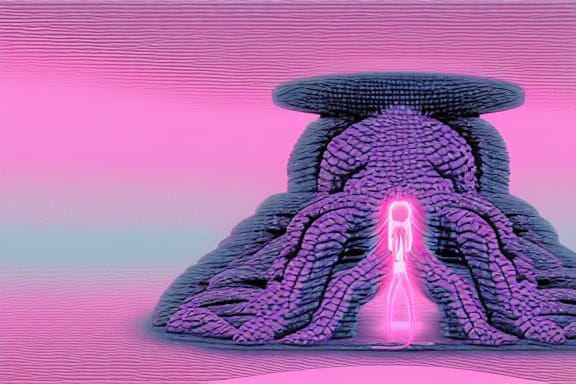 Vaporwave Parasite Inside Body