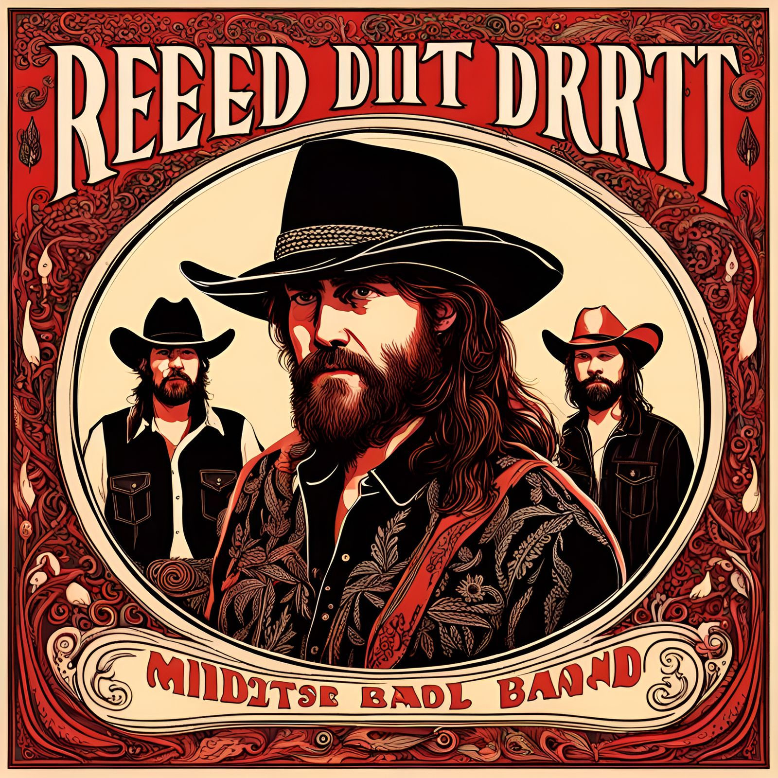 A Fictional Red Dirt Country Band's Album Cover Art (Continued)