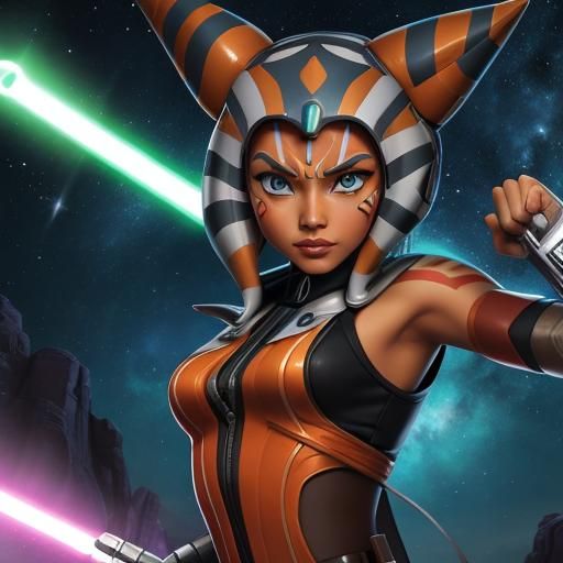 Ahsoka Tano with the Omnitrix