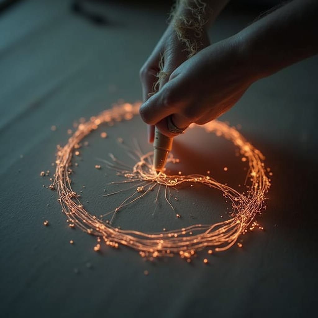 Etched Sketch of a Sketched Sketch