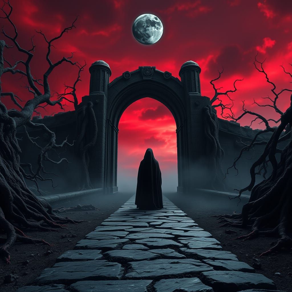 Sorrowful Spirit at the Gate of the Underworld