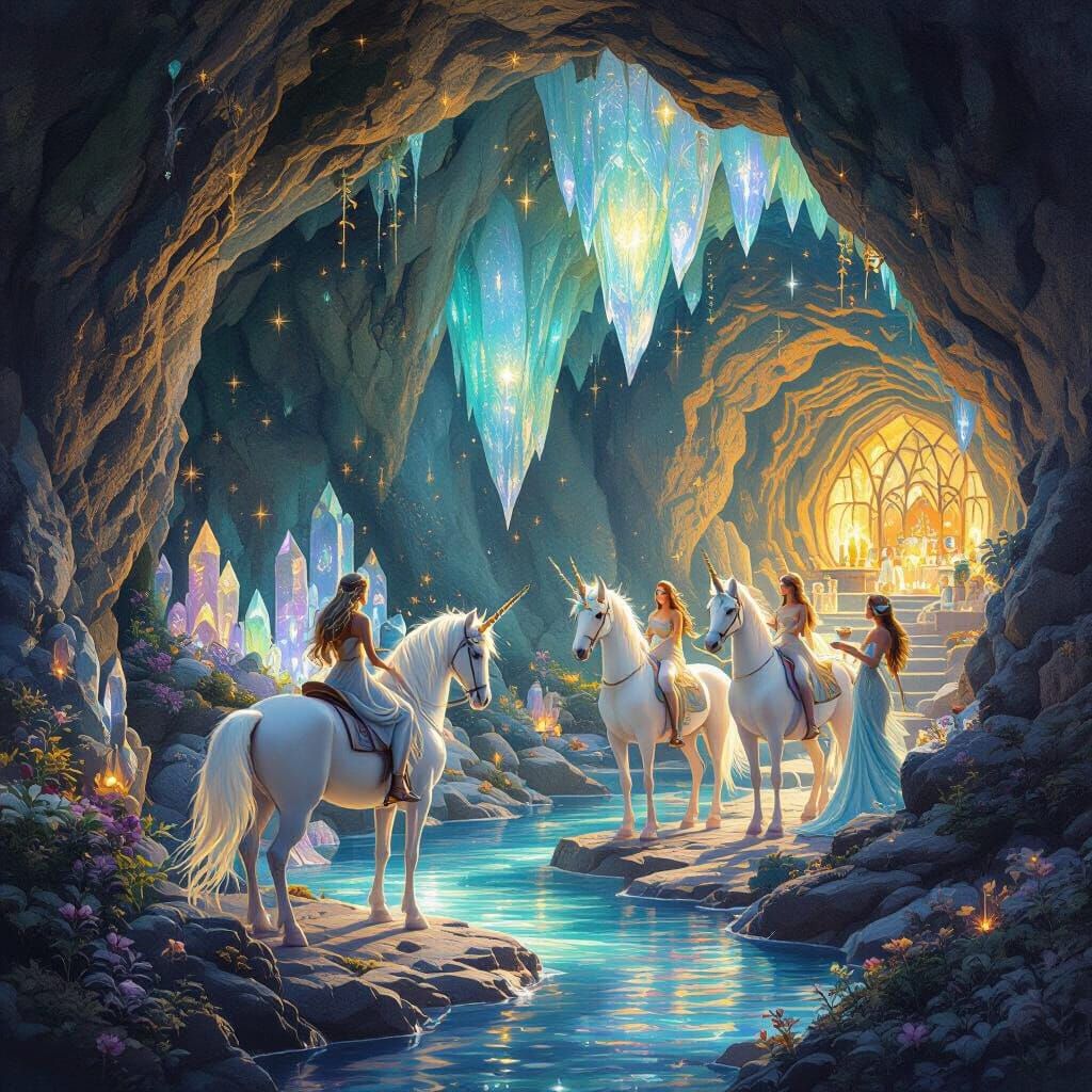 Magical Mountain Cafe with Unicorns, Mermaids, and Ambrosia