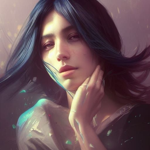 Detailed Portrait with Dynamic Lighting in 8K