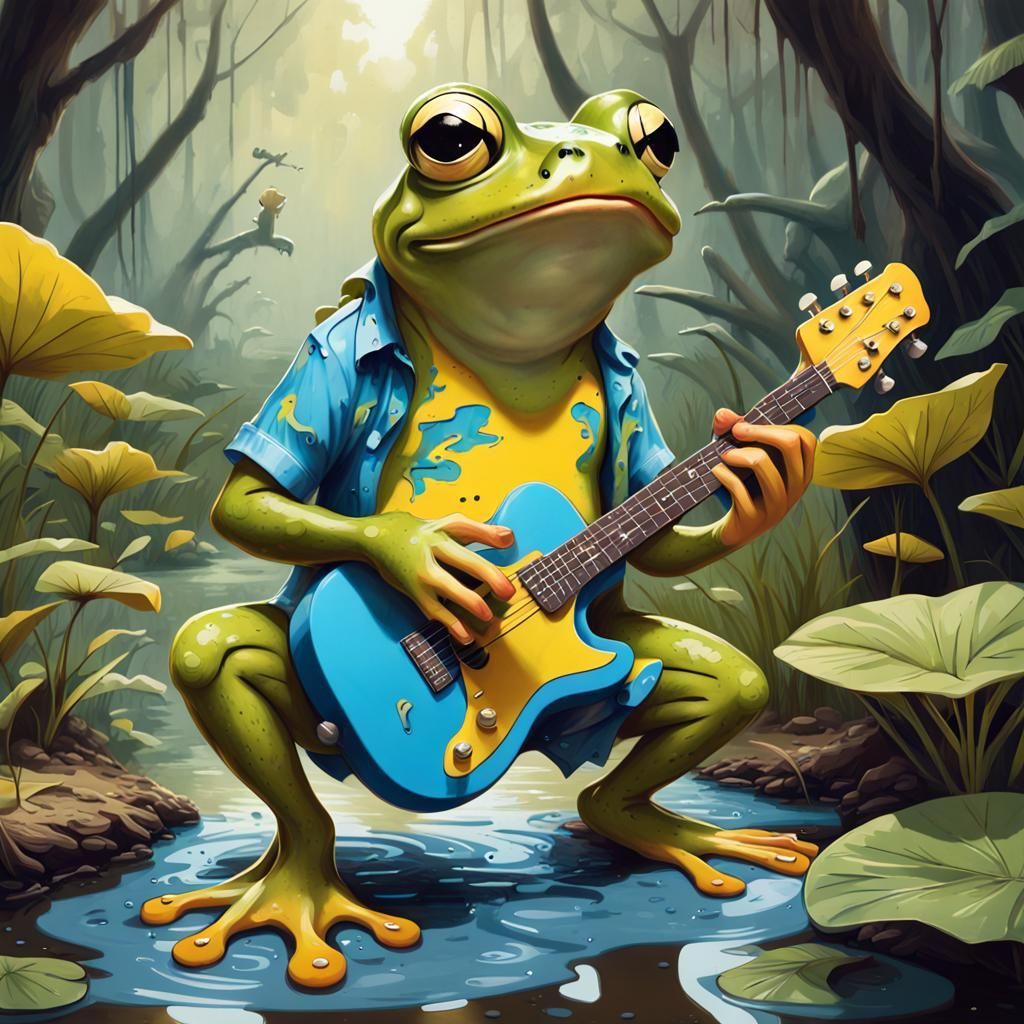 Frog Guitarist