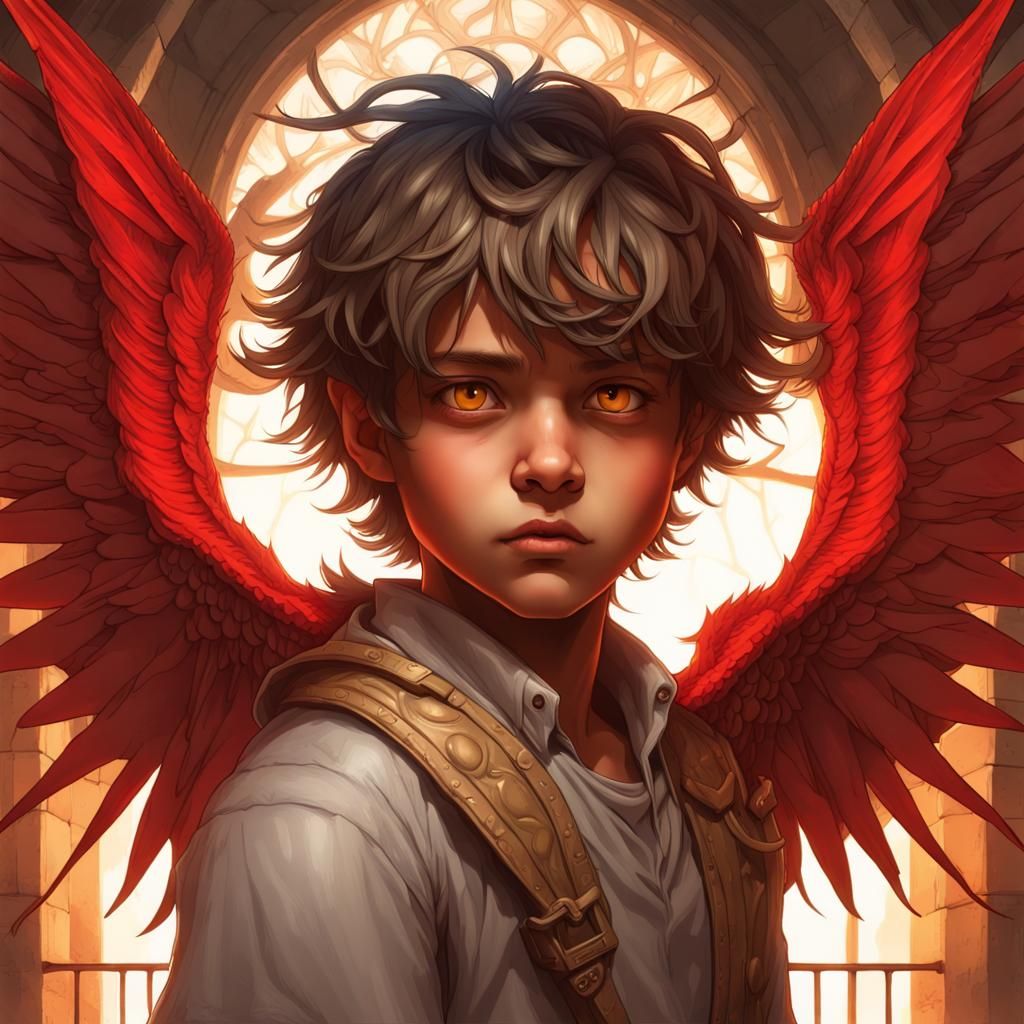 Mythical Boy Creature Portrait in 8k Resolution