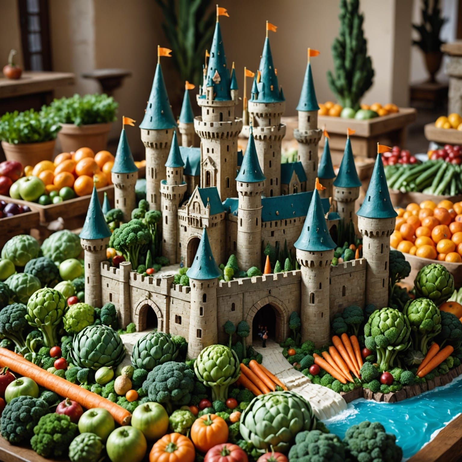 Fruit and Vegetable Kingdom Macro Photograph