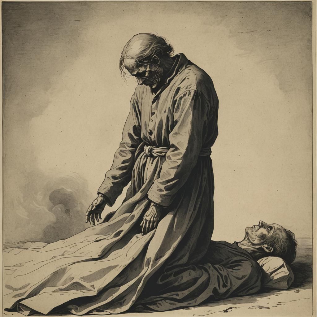 Ethereal Soul Ascending from Body