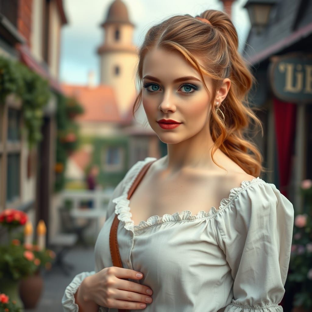 Holliday Grainger in Gothic Fantasy Disney Style