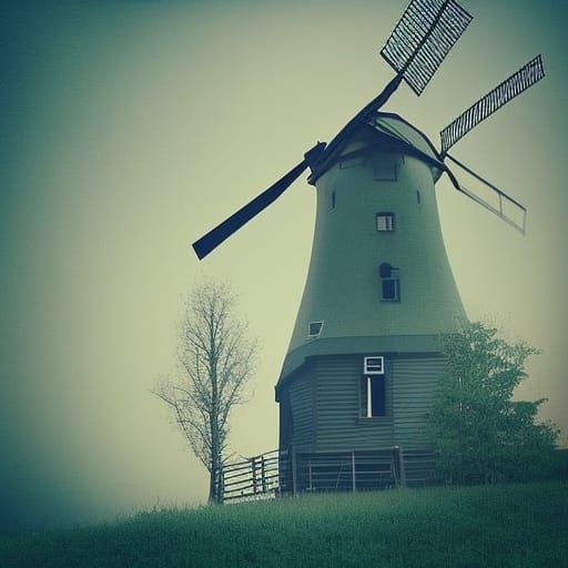 Sad Woman in Divine Sunshine: Vibrant Digital Art