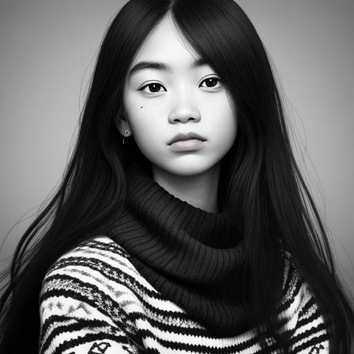 Striking Black and White Portrait Collection
