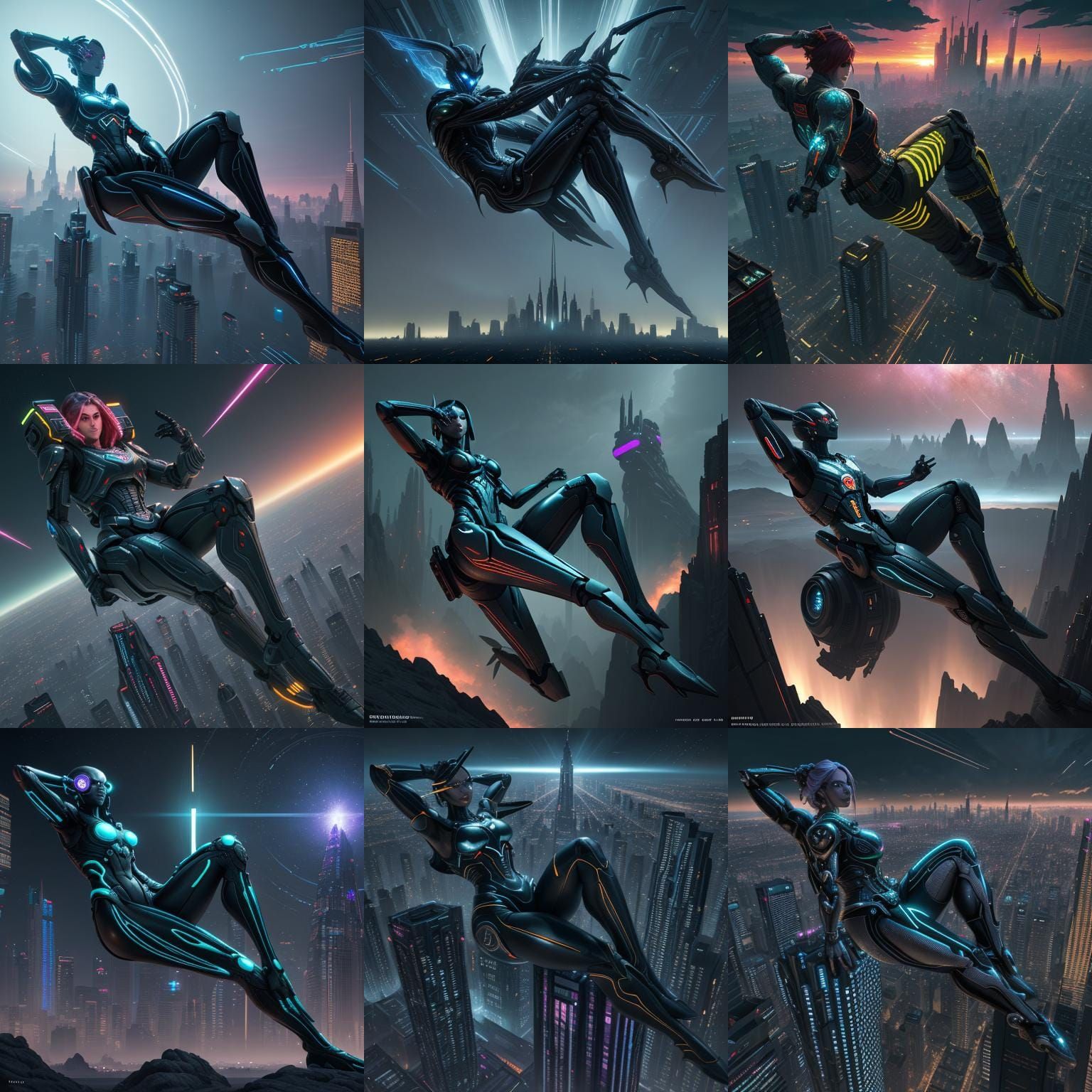 Advanced Civilization in 3D Game Cinematic Style