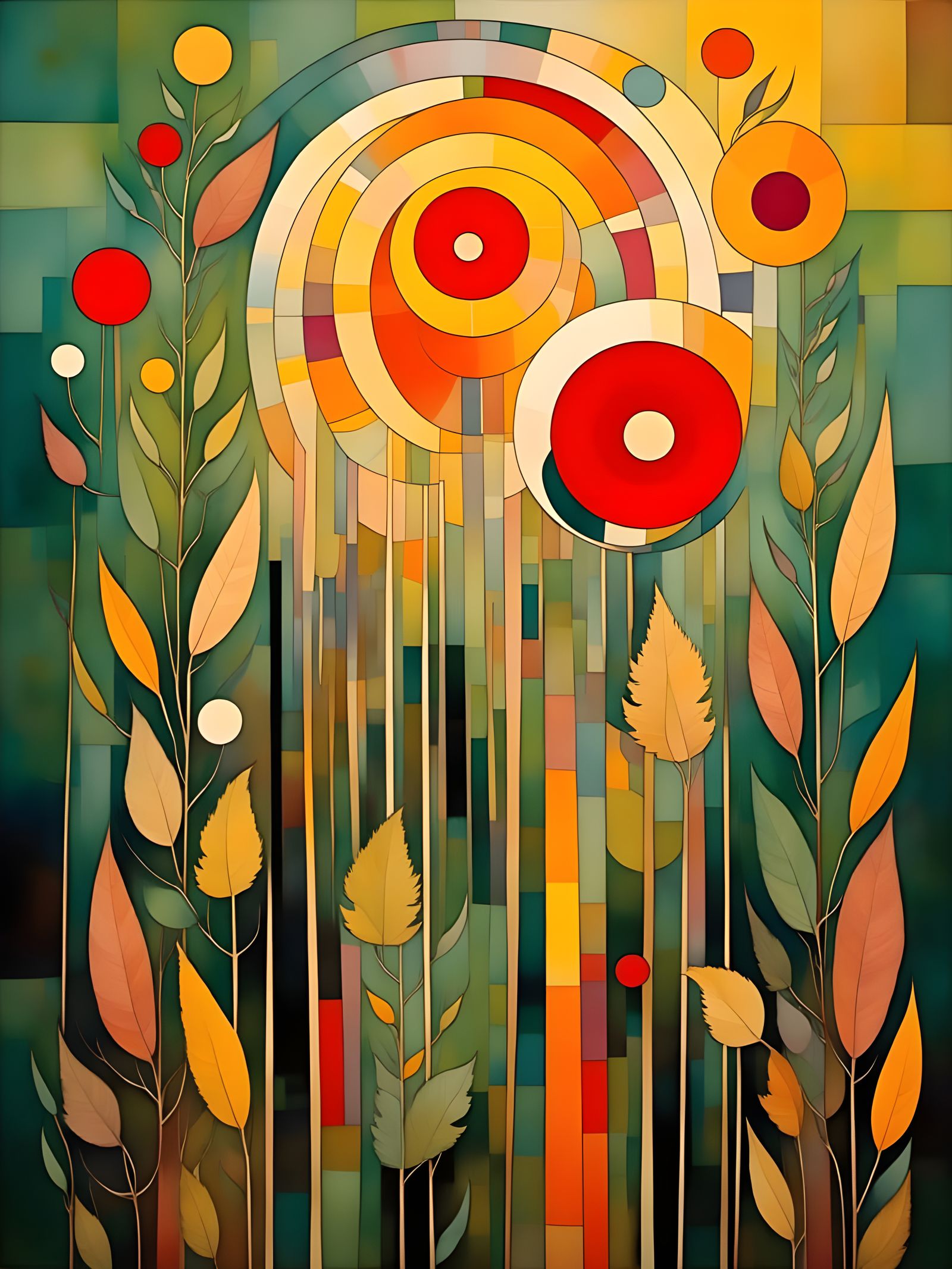 The morning sun in Autumn