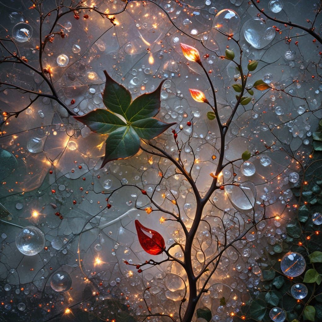 Mysterious Forest Encounter Under Starry Night Skies