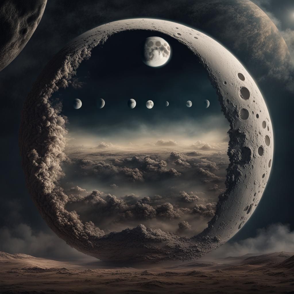 Phases of the Moon: Digital Matte Painting