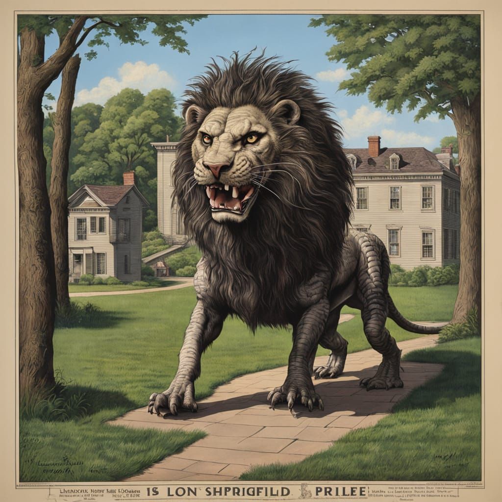 Surreal Carribean Pirate Roams Historic Lincoln Home Site